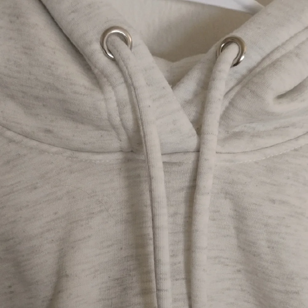 Dazy Gray Crop Hoodie with Long Sleeves Size Large